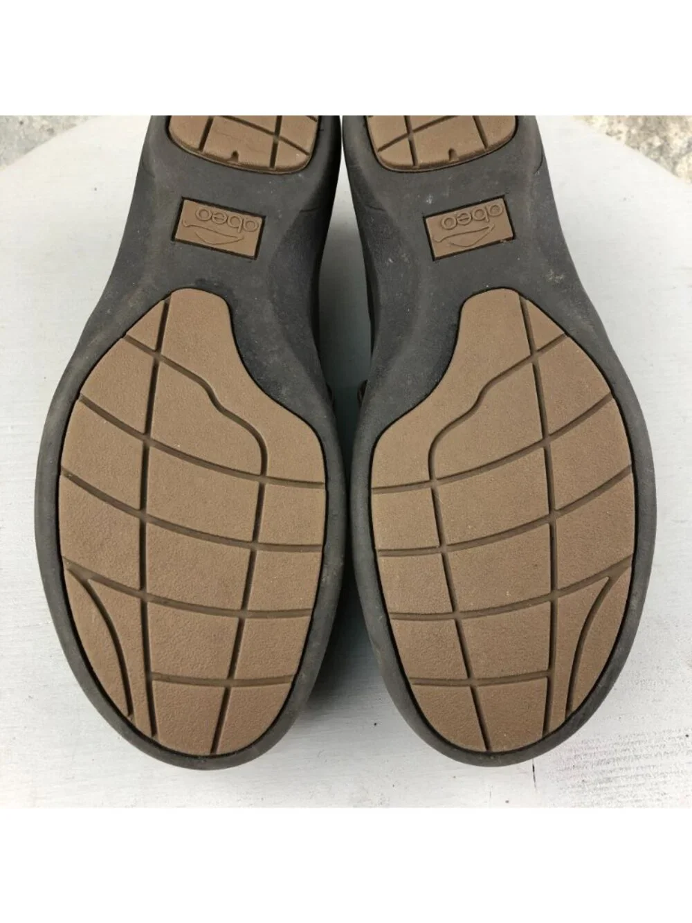 Abeo Women's Size 9 Eastbourne Brown Leather Slip On Comfort Shoes Loafers